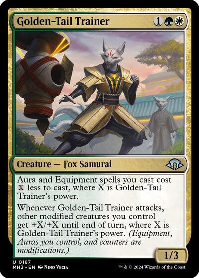 Golden-Tail Trainer (Modern Horizons 3) Near Mint