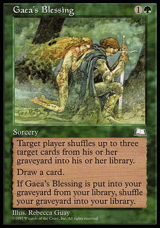 Gaea's Blessing (Weatherlight) Near Mint