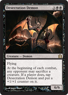 Desecration Demon (Return to Ravnica) Near Mint Foil