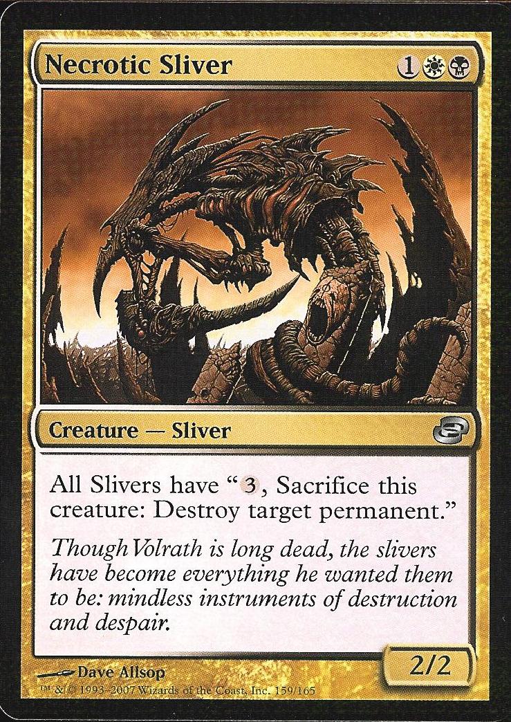 Necrotic Sliver (Planar Chaos) Near Mint Foil