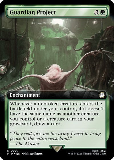 Guardian Project (Extended Art) (Surge Foil) (Universes Beyond: Fallout) Near Mint