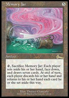 Memory Jar (Urza's Legacy) Light Play