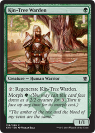 Kin-Tree Warden (Khans of Tarkir) Near Mint Foil