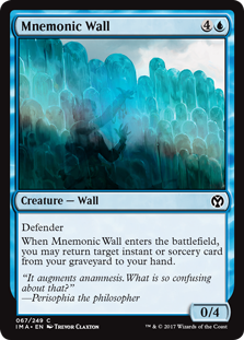 Mnemonic Wall (Iconic Masters) Near Mint