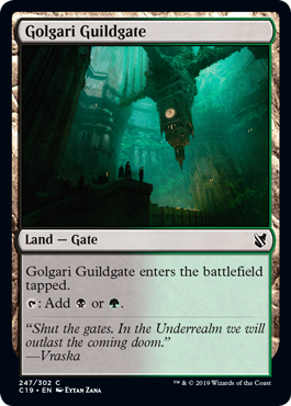 Golgari Guildgate (Commander 2019) Near Mint