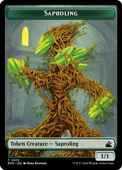 Saproling / Zombie Double-Sided Token (Ravnica Remastered) Near Mint