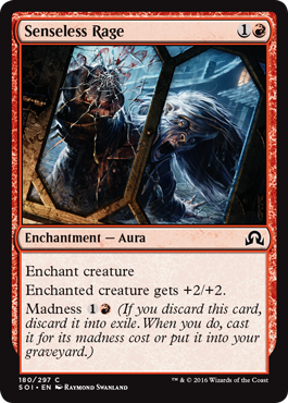 Senseless Rage (Shadows Over Innistrad) Near Mint Foil