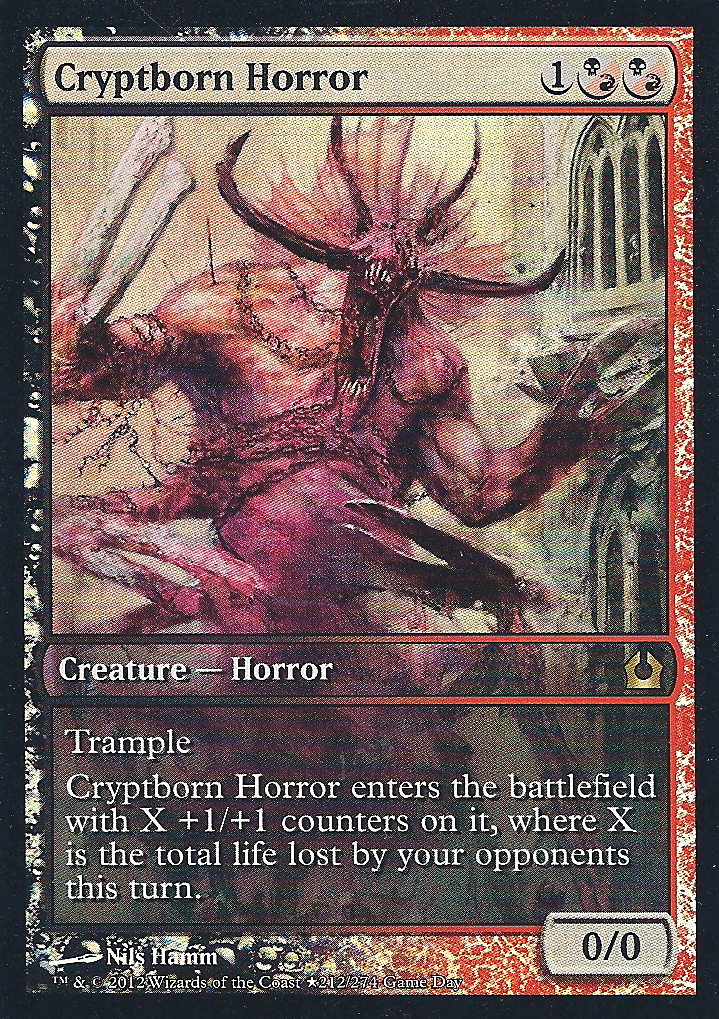 Cryptborn Horror (Full Art Game Day) (Promotional Cards) Near Mint Foil