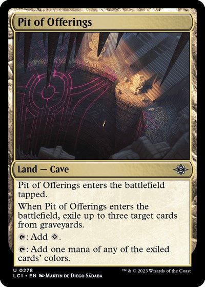 Pit of Offerings (The Lost Caverns of Ixalan) Near Mint
