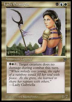 Lady Evangela (Legends) Near Mint Italian