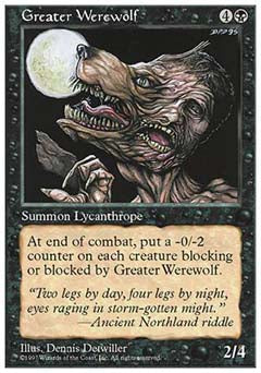 Greater Werewolf (5th Edition) Near Mint