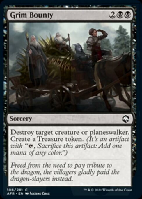 Grim Bounty (Adventures in the Forgotten Realms) Near Mint Foil
