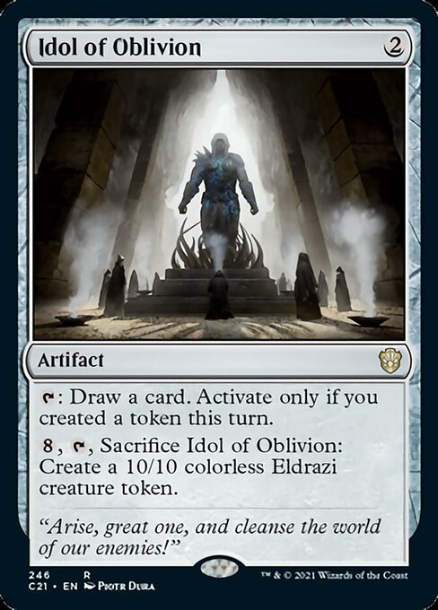 Idol of Oblivion (Commander 2021 Strixhaven) Near Mint