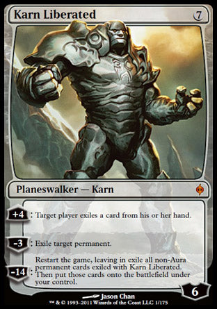Karn Liberated (New Phyrexia) Near Mint Foil