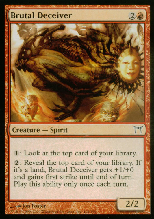 Brutal Deceiver (Champions of Kamigawa) Near Mint Foil