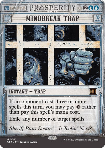 Mindbreak Trap (Outlaws of Thunder Junction: Breaking News) Near Mint