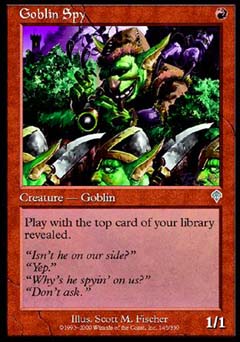 Goblin Spy (Invasion) Near Mint Foil