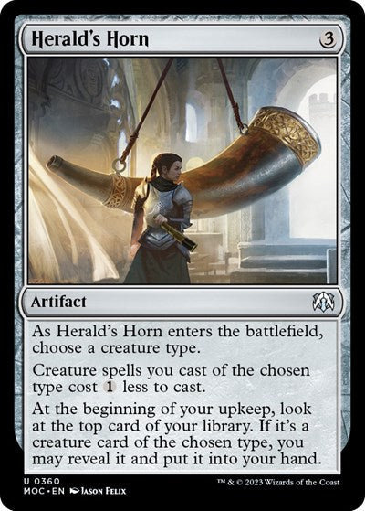 Herald's Horn (Commander: March of the Machine) Near Mint