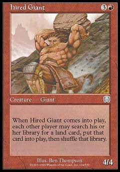 Hired Giant (Mercadian Masques) Near Mint