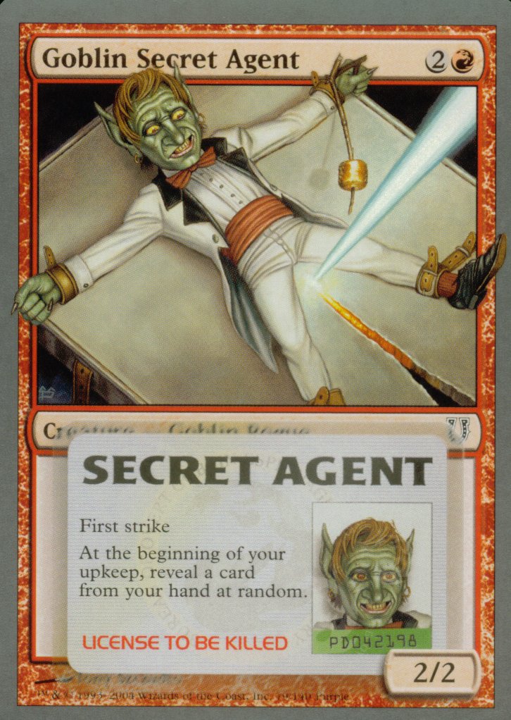 Goblin Secret Agent (Unhinged) Near Mint