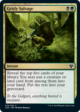 Grisly Salvage (Commander 2020 Ikoria) Near Mint