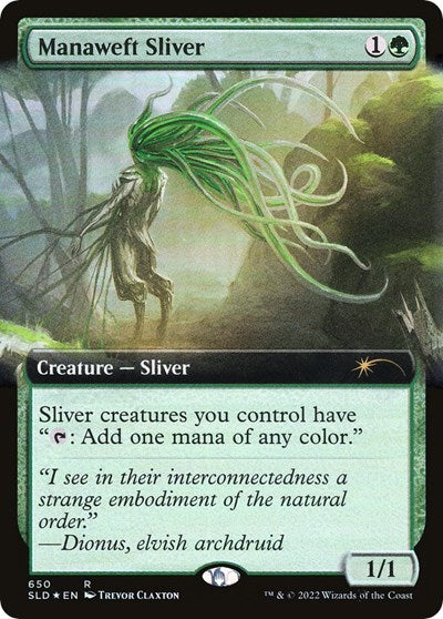 Manaweft Sliver (Extended Art) (Secret Lair) Near Mint