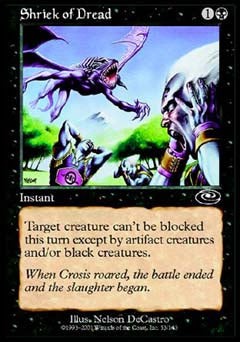 Shriek of Dread (Planeshift) Near Mint Foil