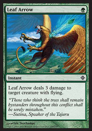 Leaf Arrow (Rise of the Eldrazi) Near Mint Foil