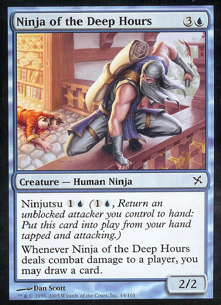 Ninja of the Deep Hours (Betrayers of Kamigawa) Near Mint Foil