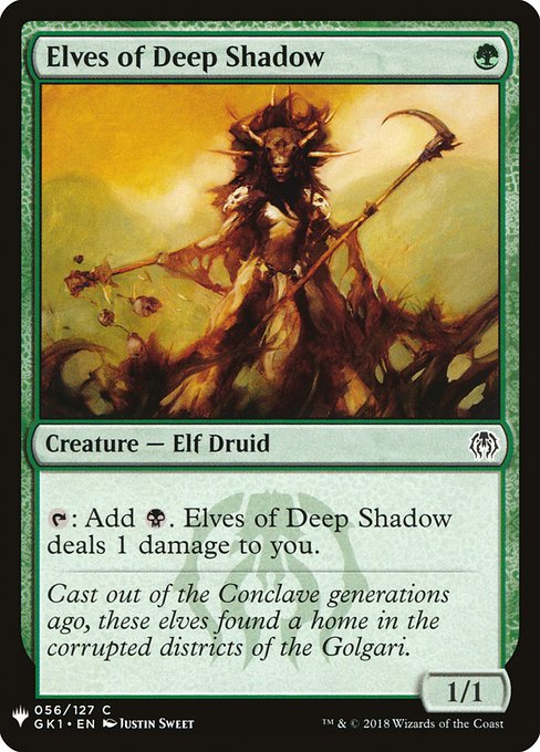 Elves of Deep Shadow (Mystery Booster) Near Mint