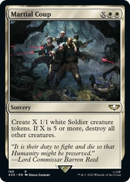 Martial Coup (Surge Foil) (Universes Beyond: Warhammer 40K) Near Mint