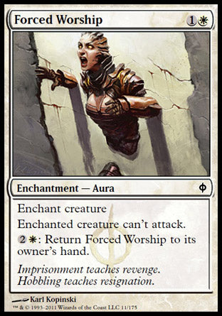 Forced Worship (New Phyrexia) Near Mint Foil