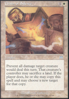 Chain of Silence (Onslaught) Near Mint Foil