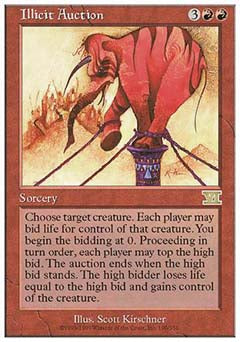 Illicit Auction (Classic 6th Edition) Light Play