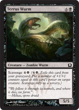 Terrus Wurm (Return to Ravnica) Near Mint