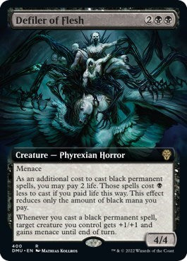 Defiler of Flesh (Extended Art) (Dominaria United) Near Mint
