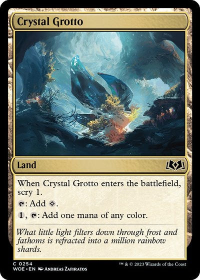 Crystal Grotto (Wilds of Eldraine) Near Mint Foil