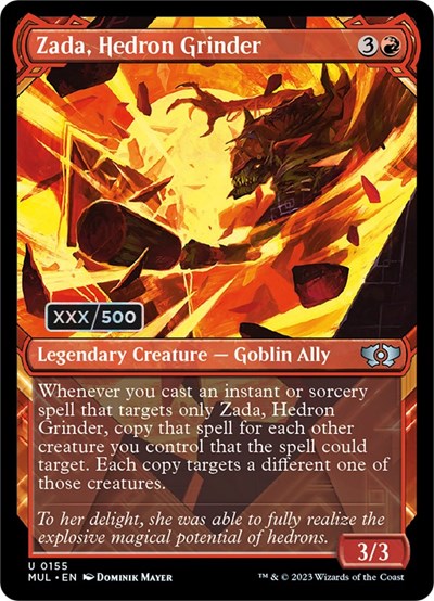 Zada, Hedron Grinder (Serialized) (March of the Machine: Multiverse Legends) Near Mint