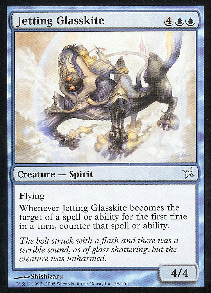 Jetting Glasskite (Betrayers of Kamigawa) Near Mint Foil