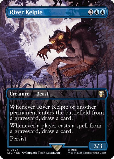 River Kelpie (Borderless) (Commander: The Lord of the Rings: Tales of Middle-earth) Near Mint