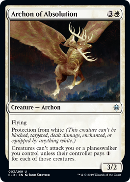 Archon of Absolution (Throne of Eldraine) Near Mint Foil