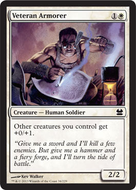 Veteran Armorer (Modern Masters) Near Mint Foil