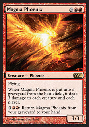 Magma Phoenix (Magic 2011 Core Set) Near Mint Foil