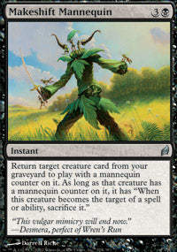 Makeshift Mannequin (Lorwyn) Near Mint Foil Italian