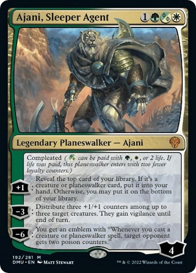 Ajani, Sleeper Agent (192) (Dominaria United) Near Mint Foil