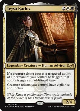 Teysa Karlov (Ravnica Allegiance) Near Mint Foil