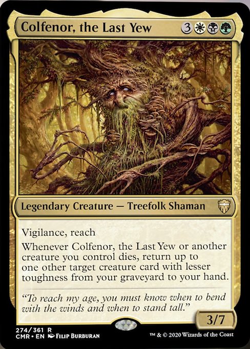 Colfenor, the Last Yew (Commander Legends) Near Mint Foil