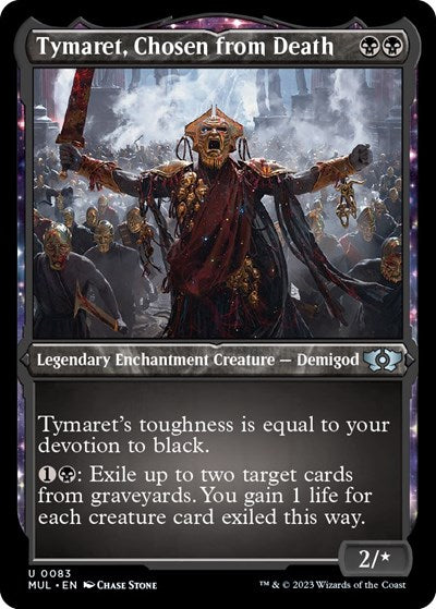 Tymaret, Chosen from Death (Foil Etched) (March of the Machine: Multiverse Legends) Near Mint