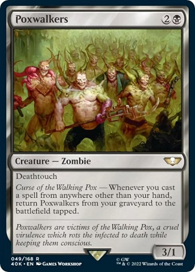 Poxwalkers (Surge Foil) (Universes Beyond: Warhammer 40K) Near Mint