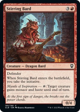 Stirring Bard (Commander Legends: Battle for Baldur's Gate) Near Mint